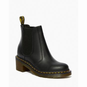 Dr Martens Női Cadence Smooth Bőr Chelsea Csizma Fekete